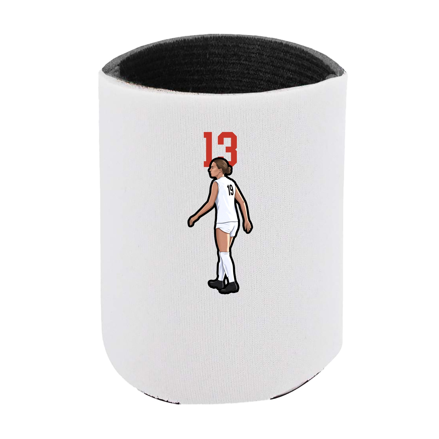 Can Holder — Number Top in White