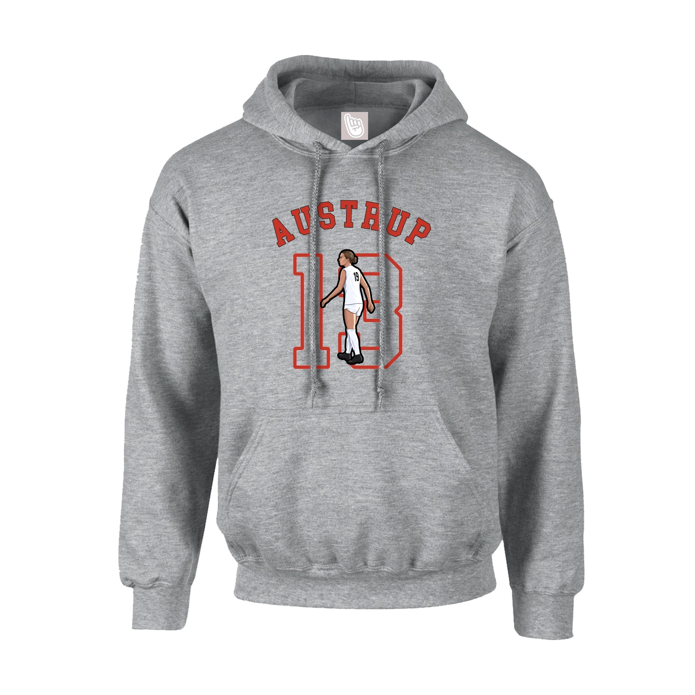 Youth Hoodie — Shirsey Arch in Grey