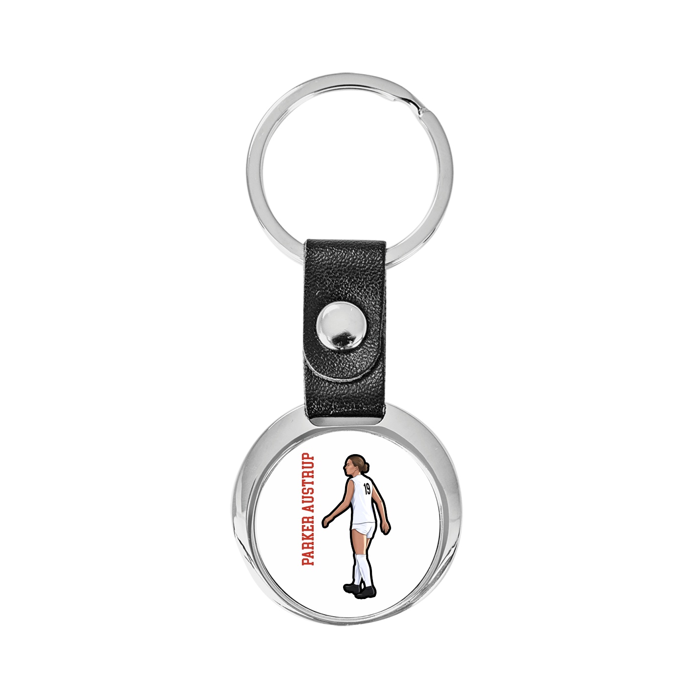 Key Chain — Name Vertical in Classic