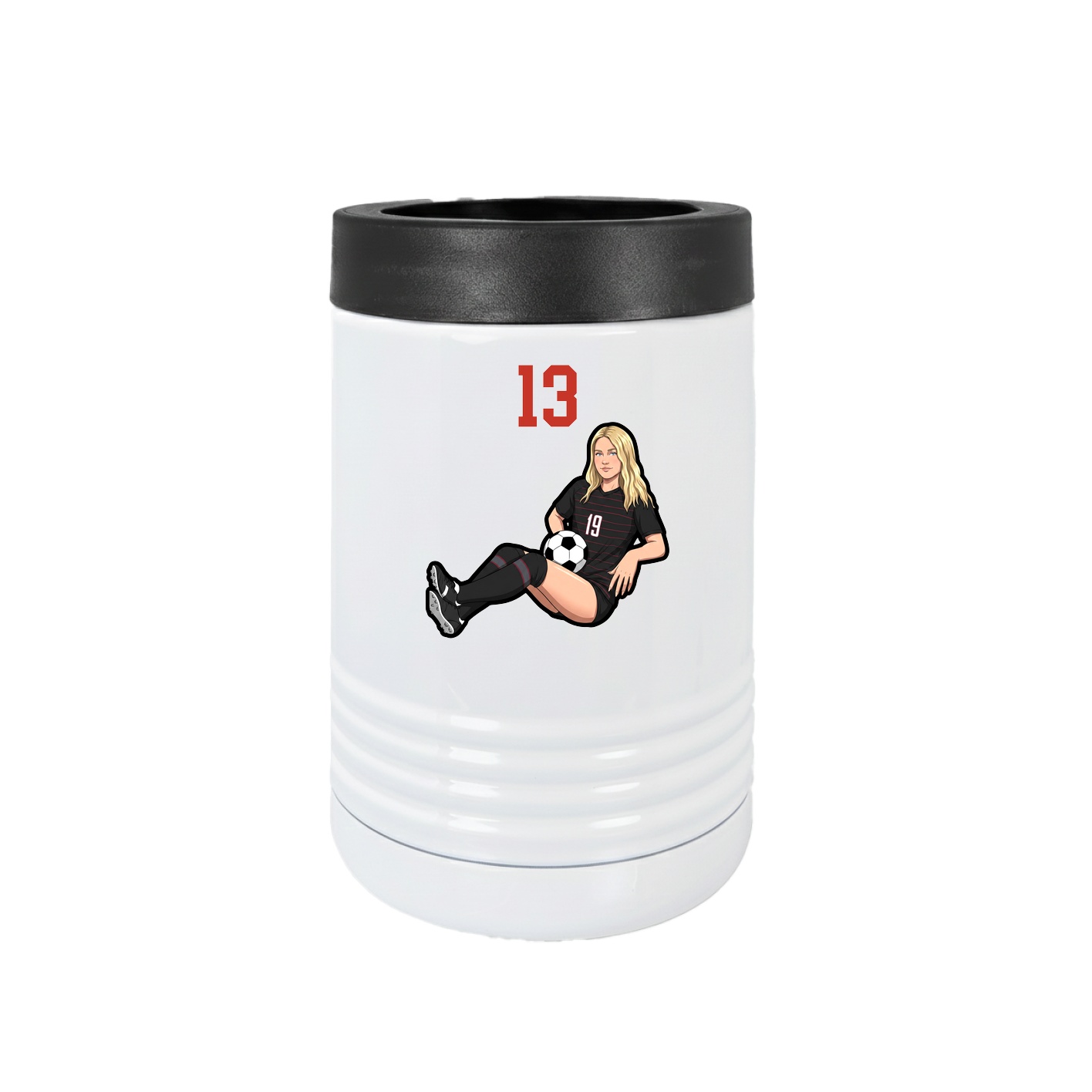 Beverage Holder — Number Top in White