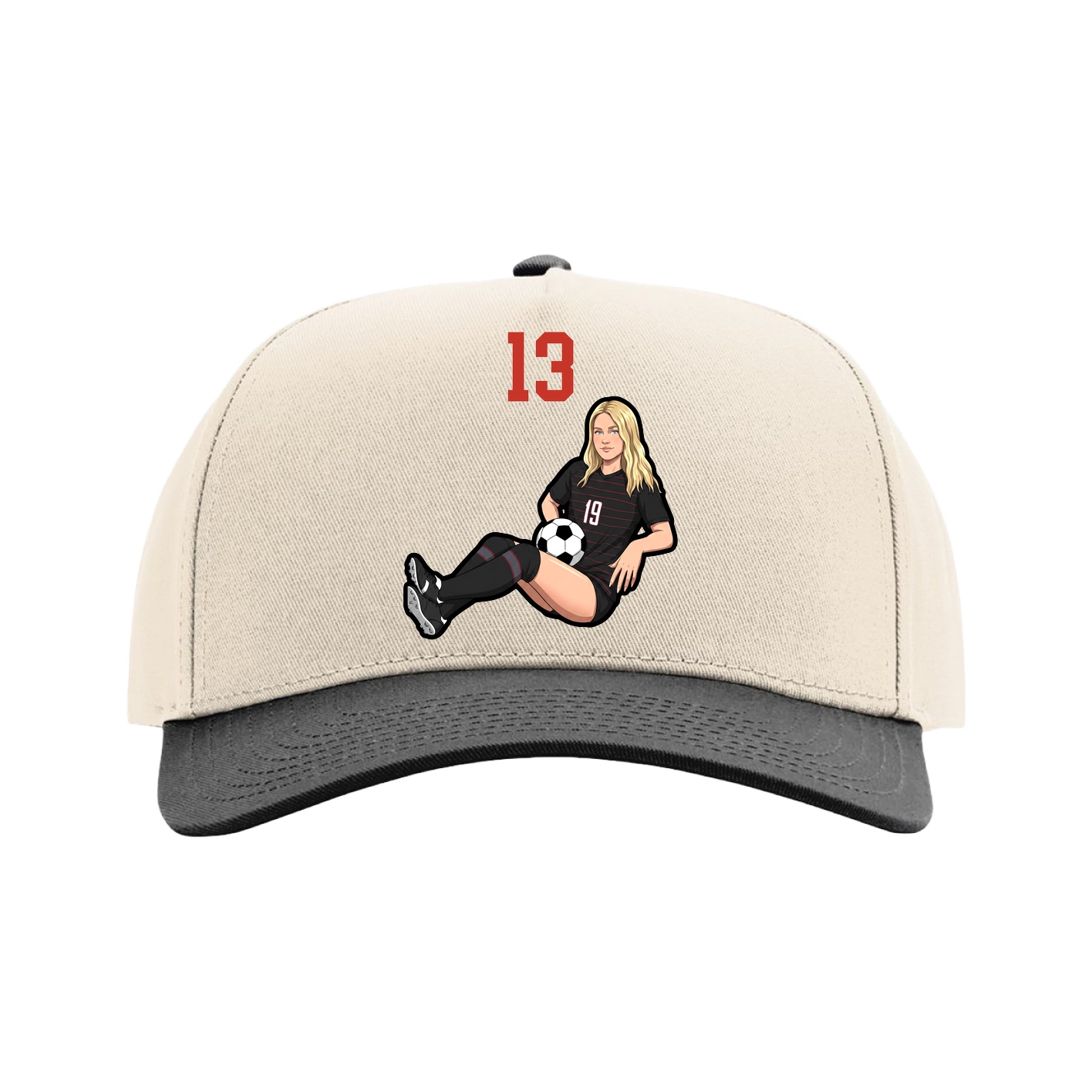 Full Fabric Five-Panel Champ Cap