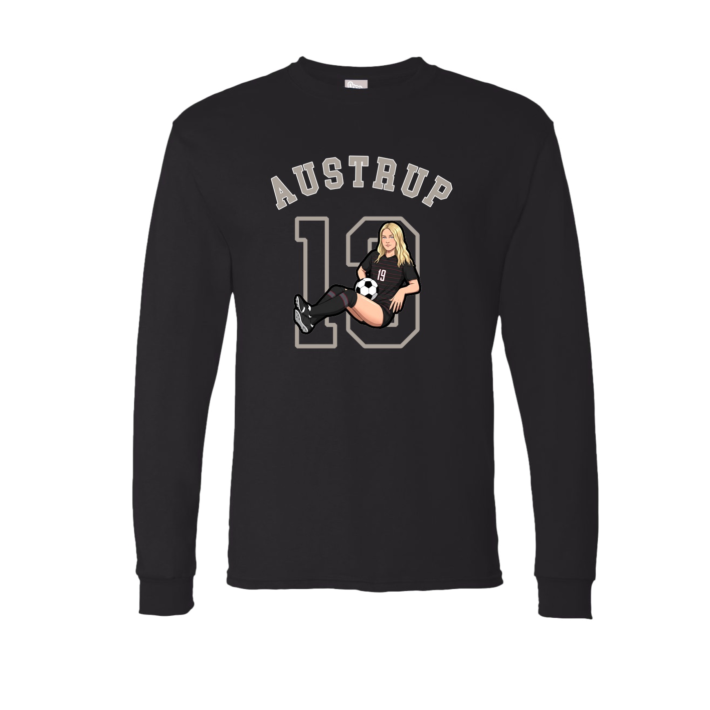 Long Sleeve Tee — Shirsey Arch in Black