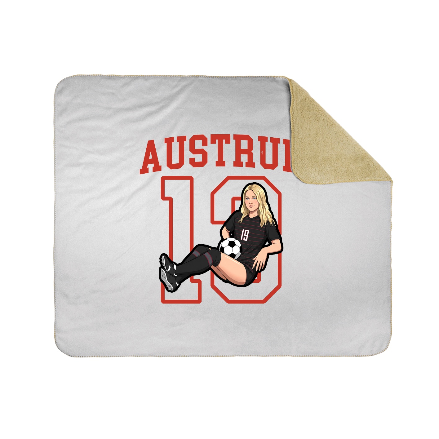 50x60 Sherpa Lined Throw Blanket
