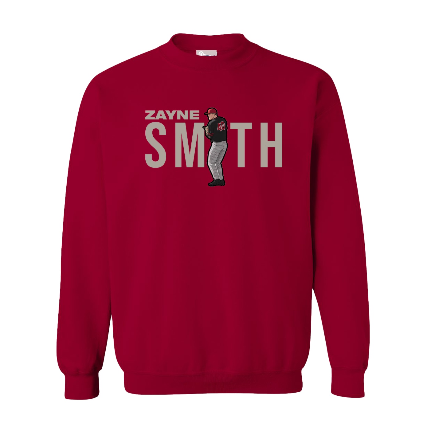 Fleece Crew — Player Name in Cardinal