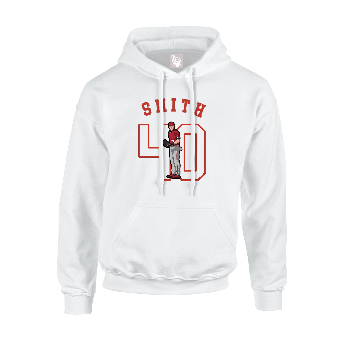 Hoodie — Shirsey Arch in White