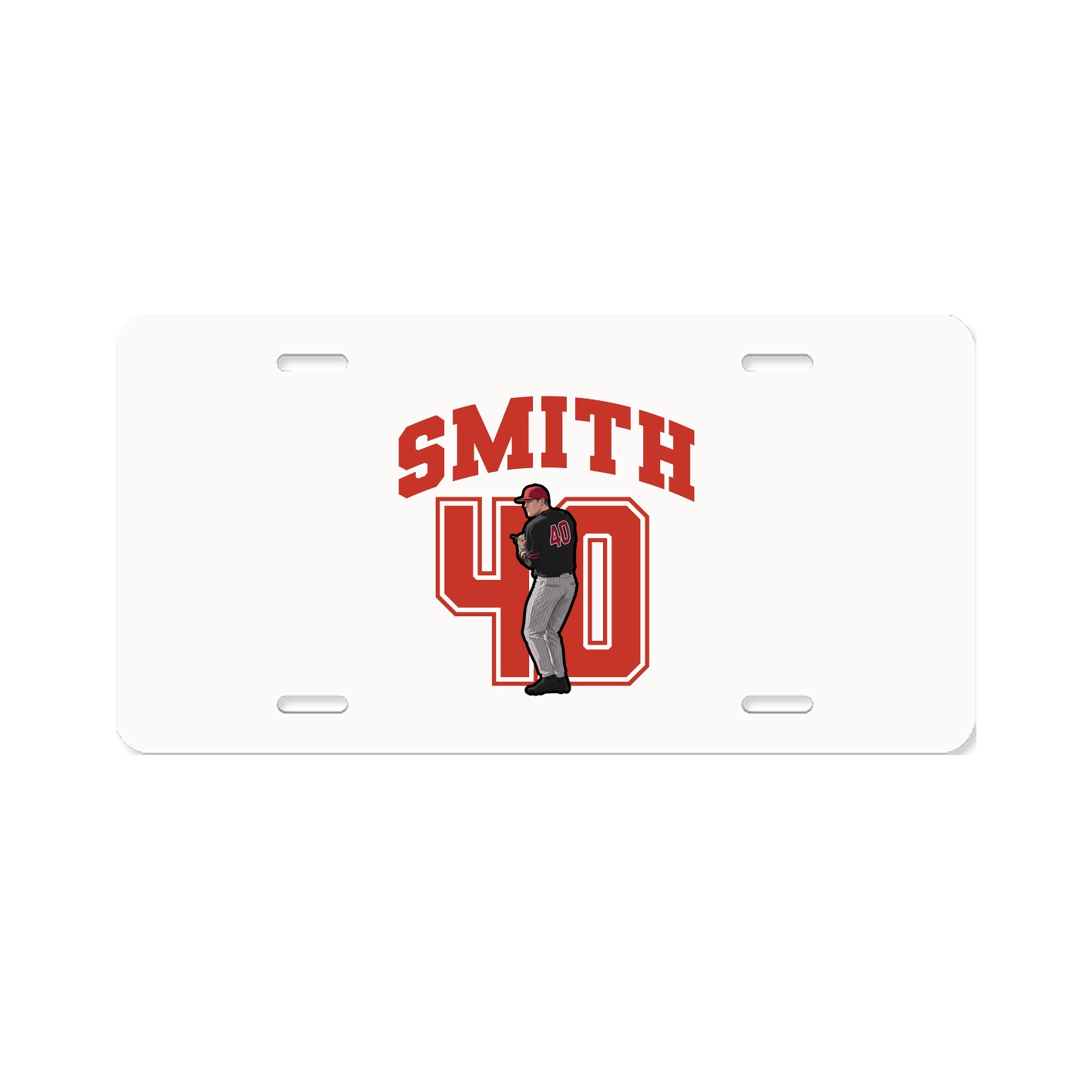 License Plate — Number in Classic