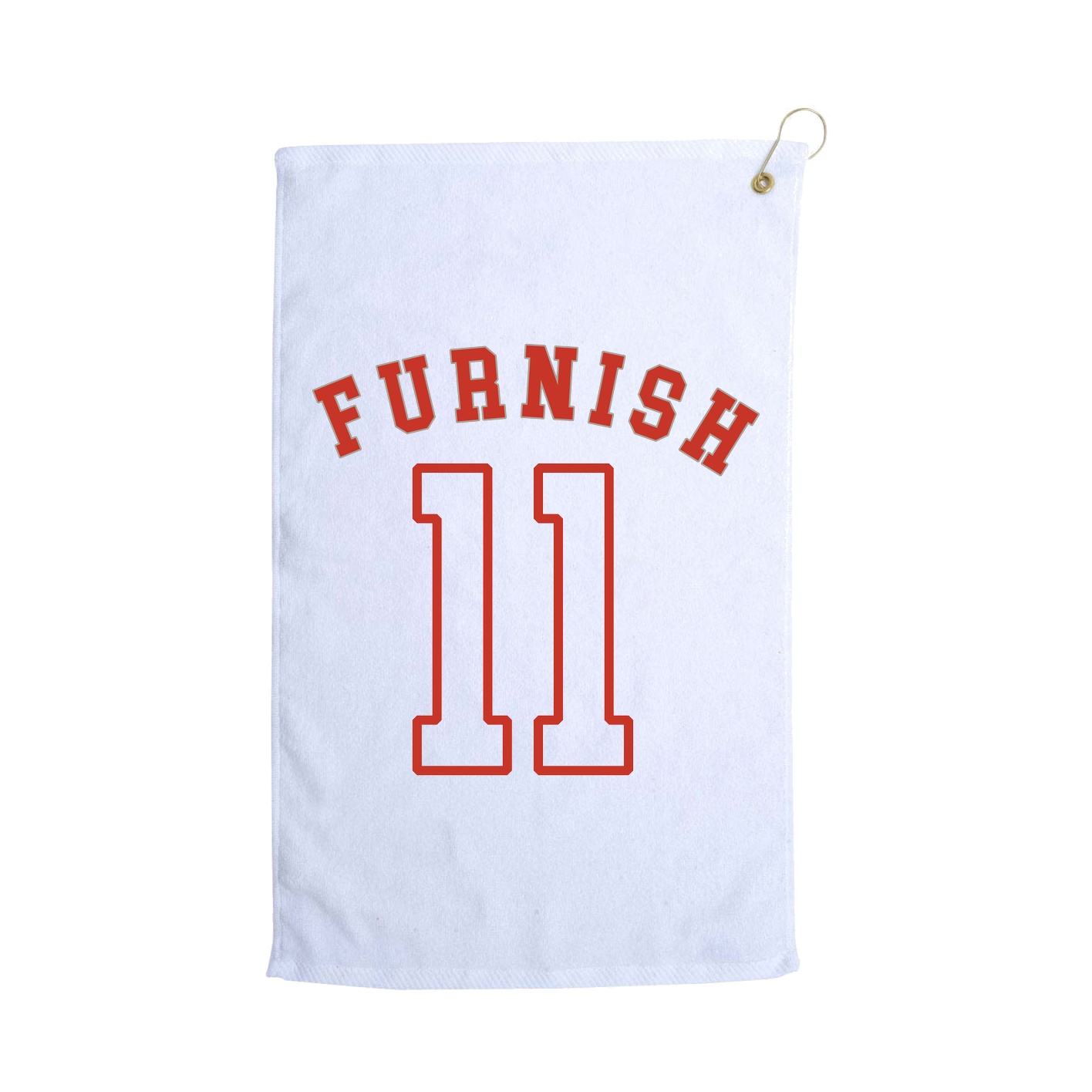 Golf Towel — Shirsey Arch in White
