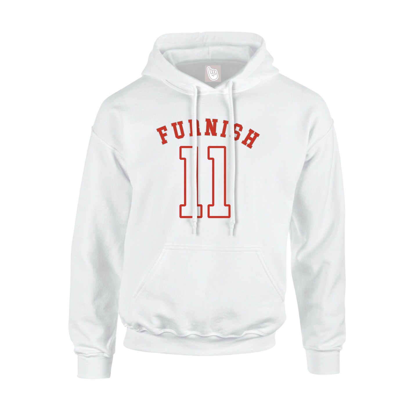 Youth Hoodie — Shirsey Arch in White
