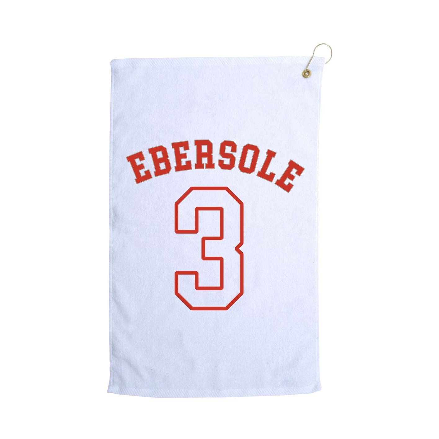 Golf Towel — Shirsey Arch in White