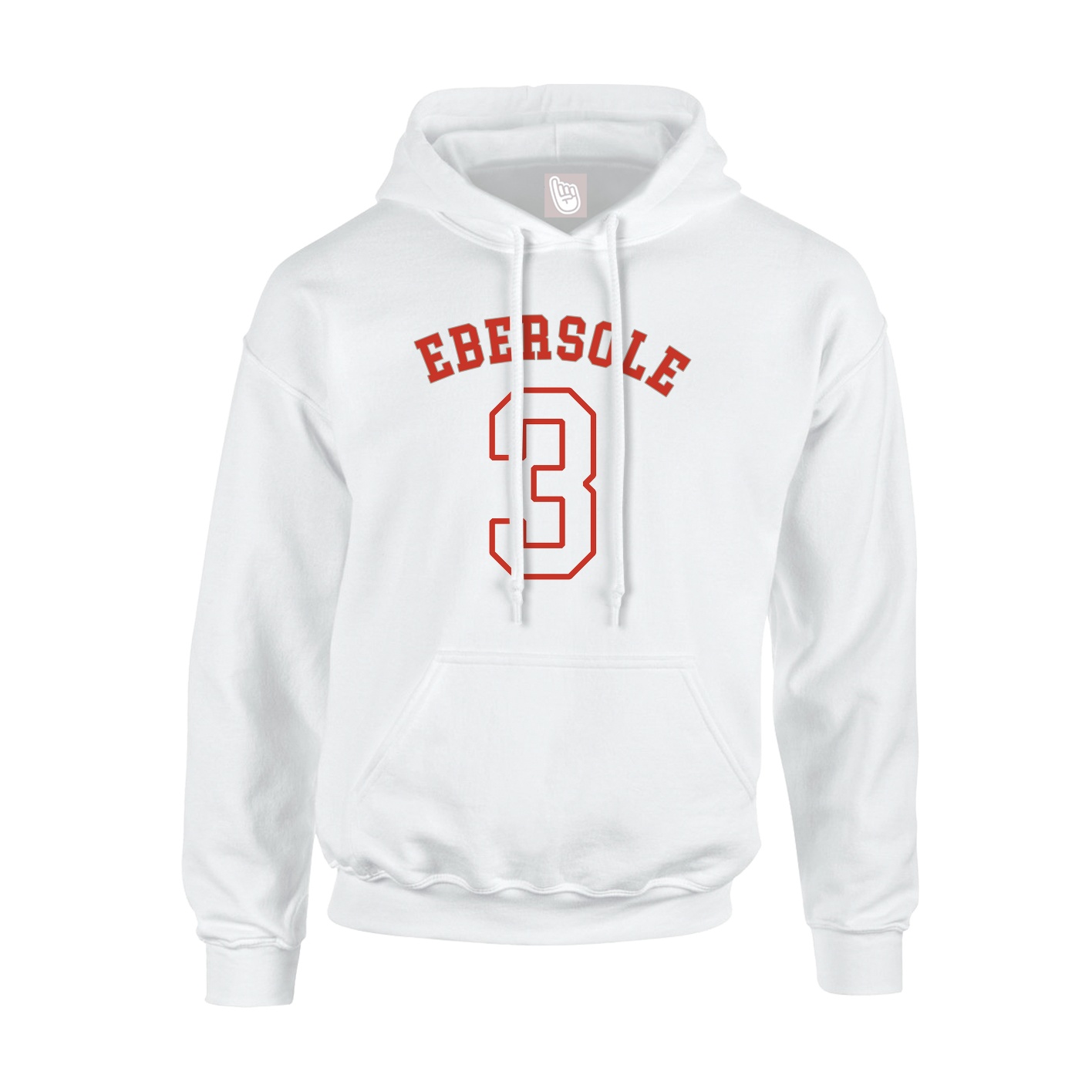 Youth Hoodie — Shirsey Arch in White