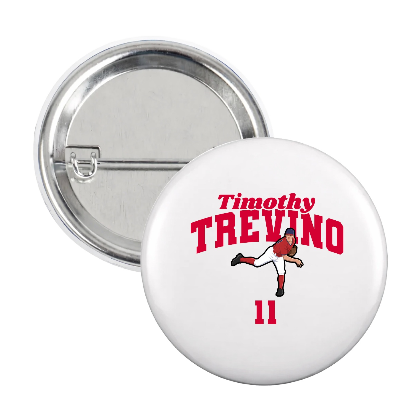 Game Day Button — Signature Arch in White