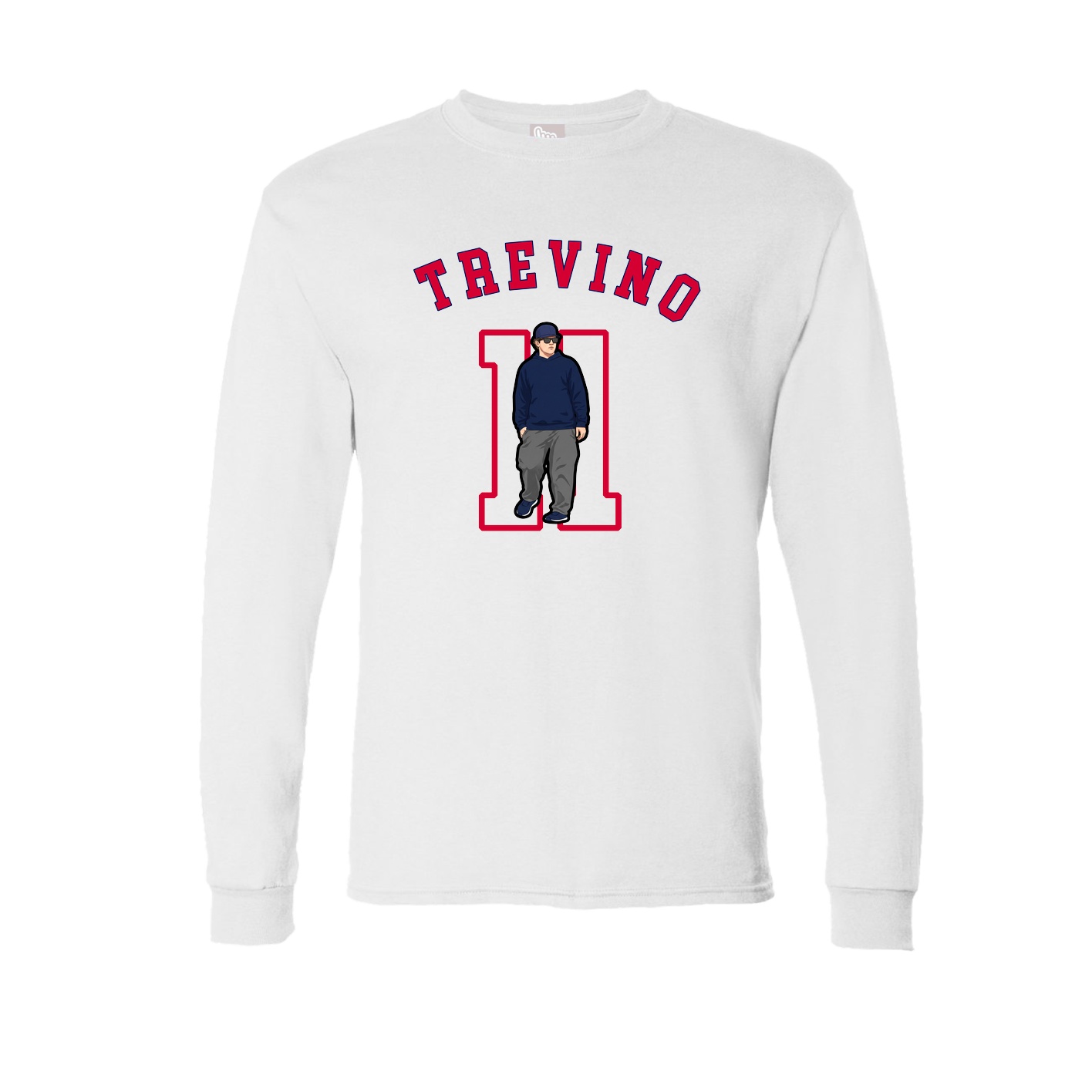 Long Sleeve Tee — Shirsey Arch in White