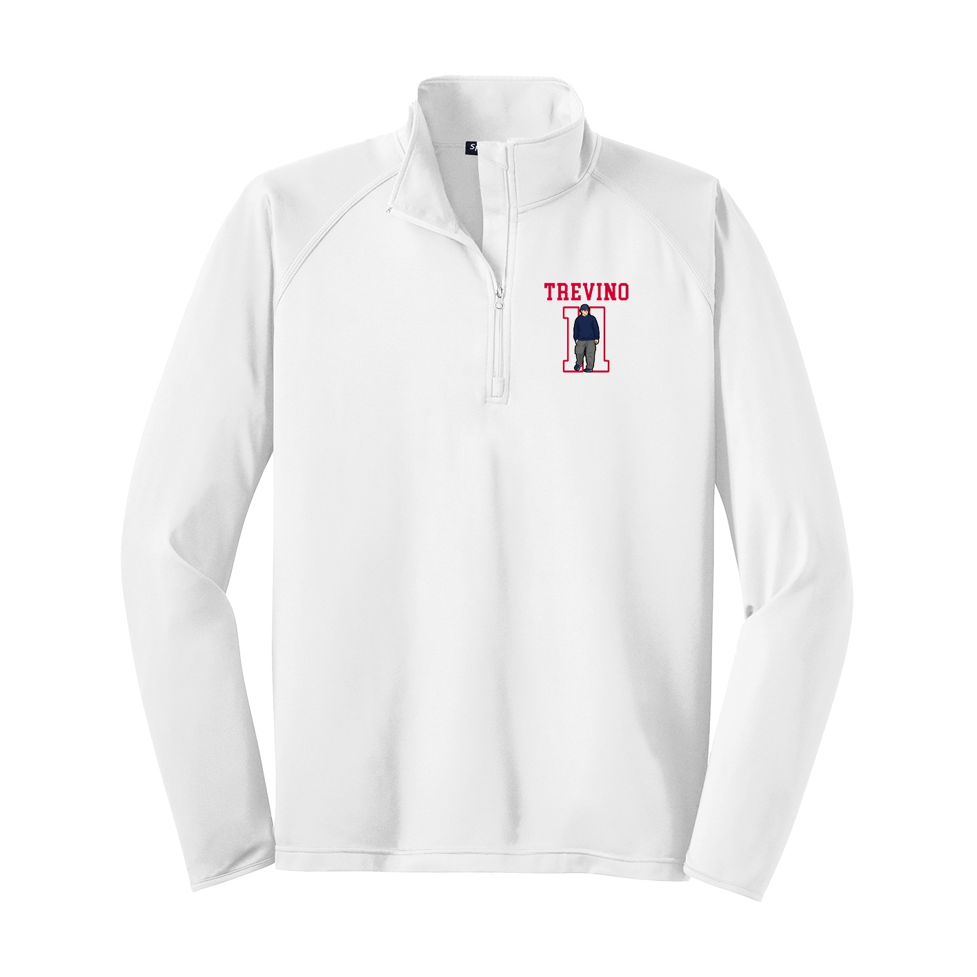 Q-Zip Pullover — Shirsey in White
