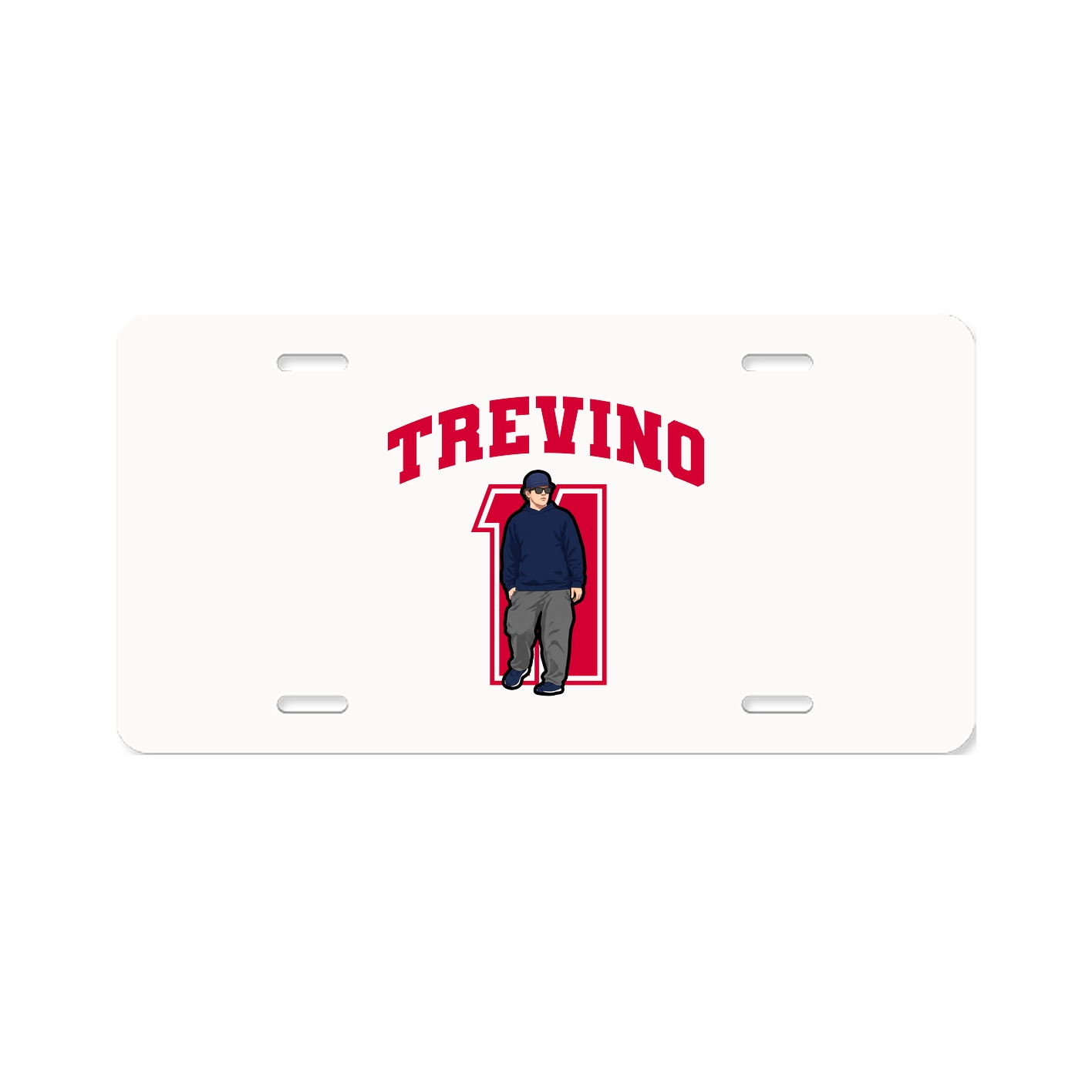 License Plate — Number in Classic