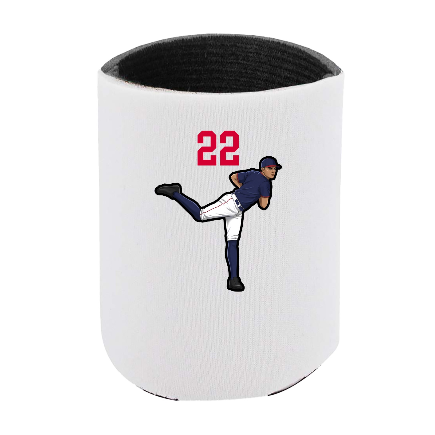 Can Holder — Number Top in White