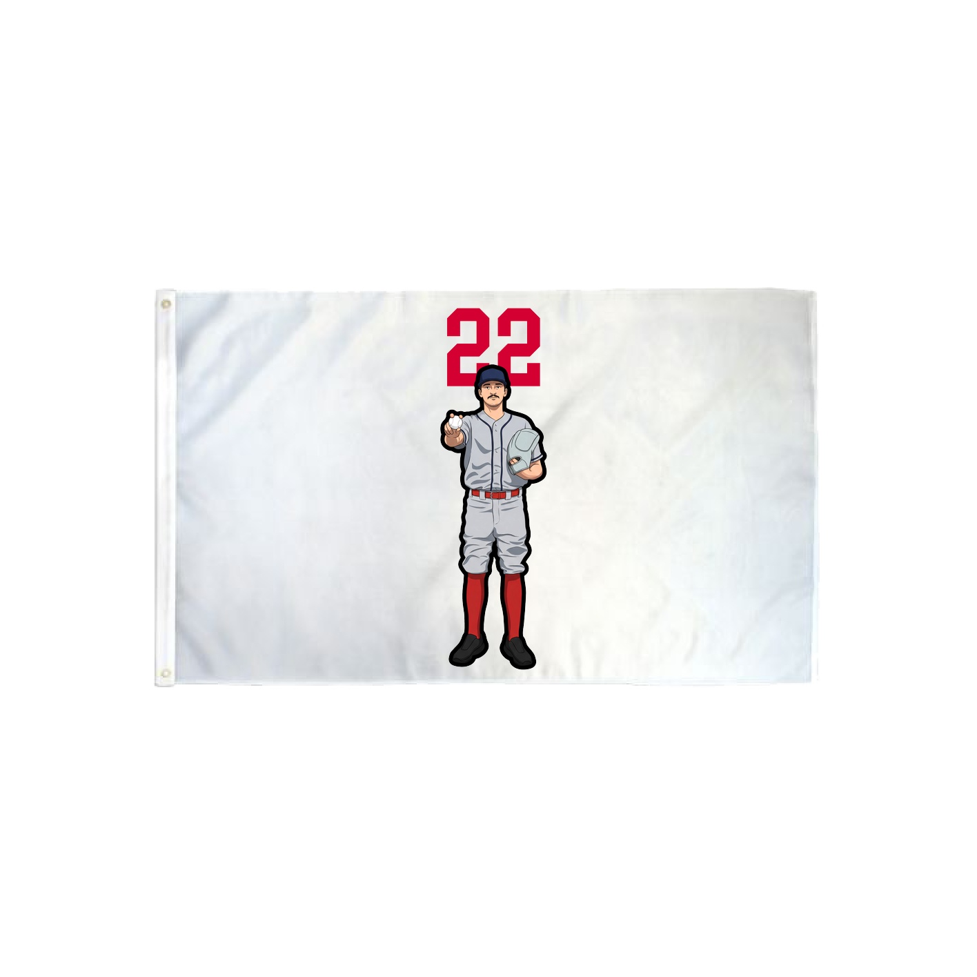 3x5 Flag — Number Top in Classic