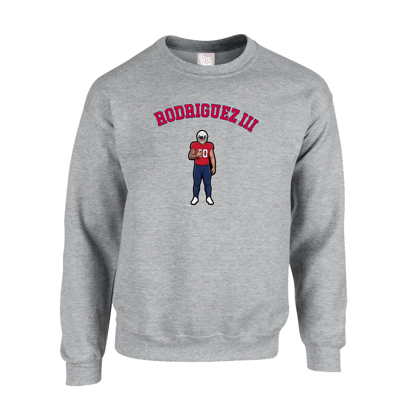 Fleece Crew — Shirsey Arch in Grey