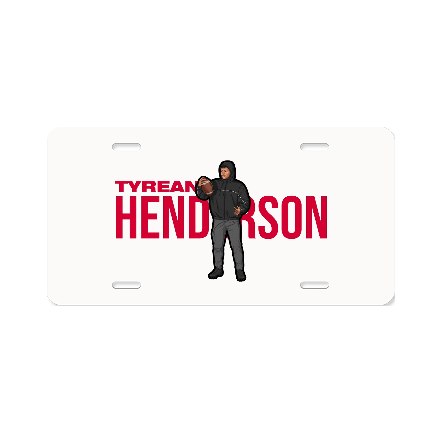 License Plate — Player Name in Classic