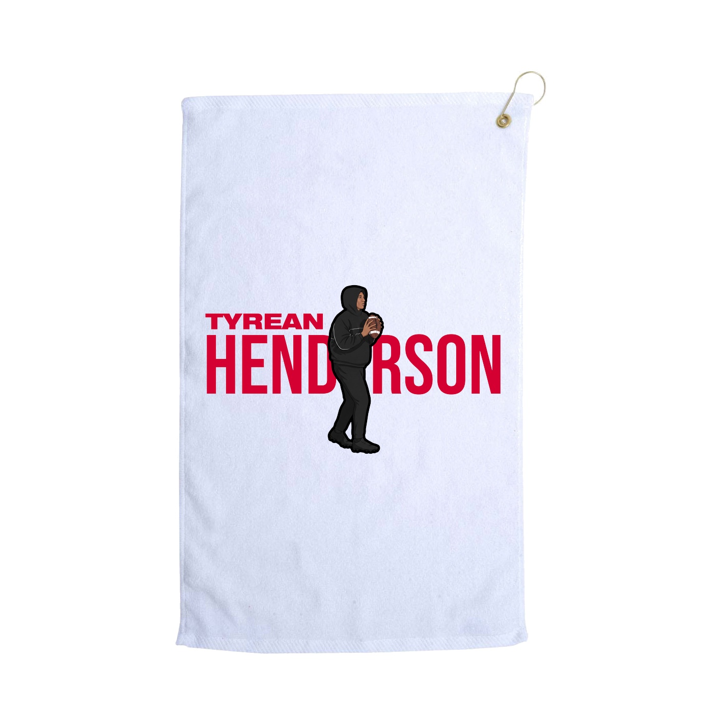 Golf Towel — Player Name in White