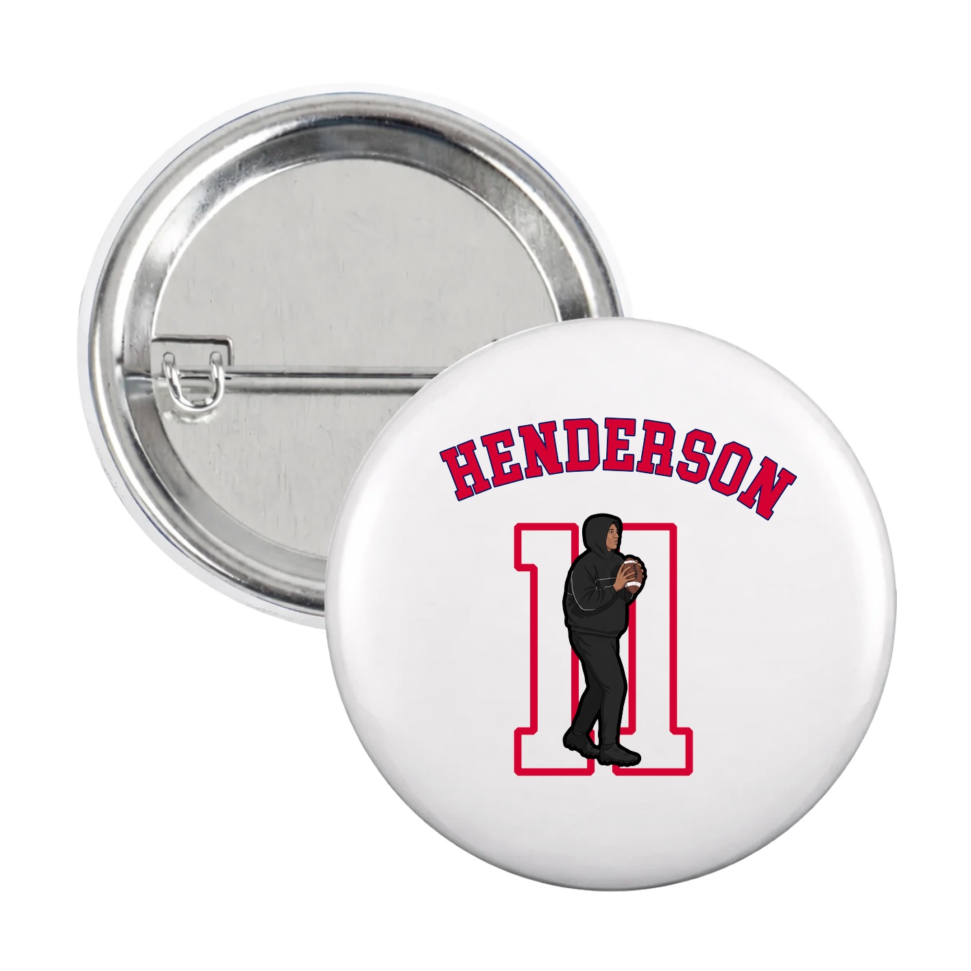 Game Day Button — Shirsey Arch in White