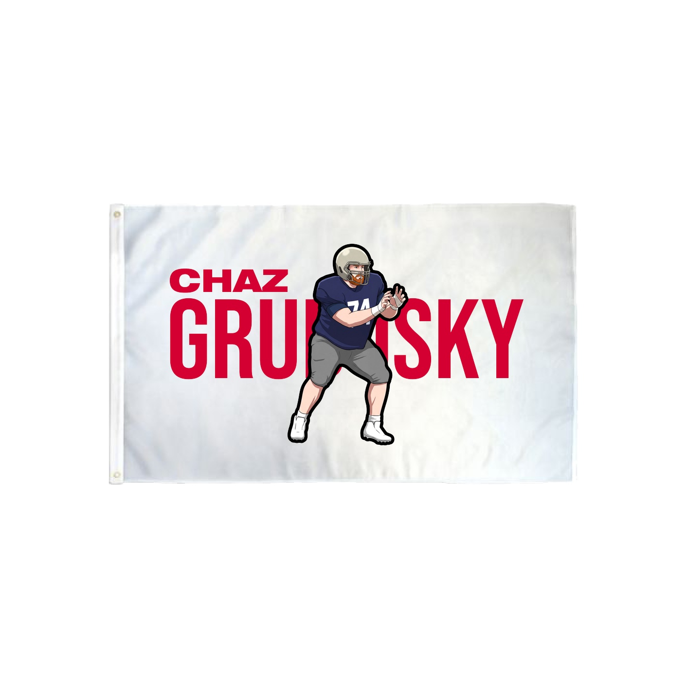3x5 Flag — Player Name in Classic