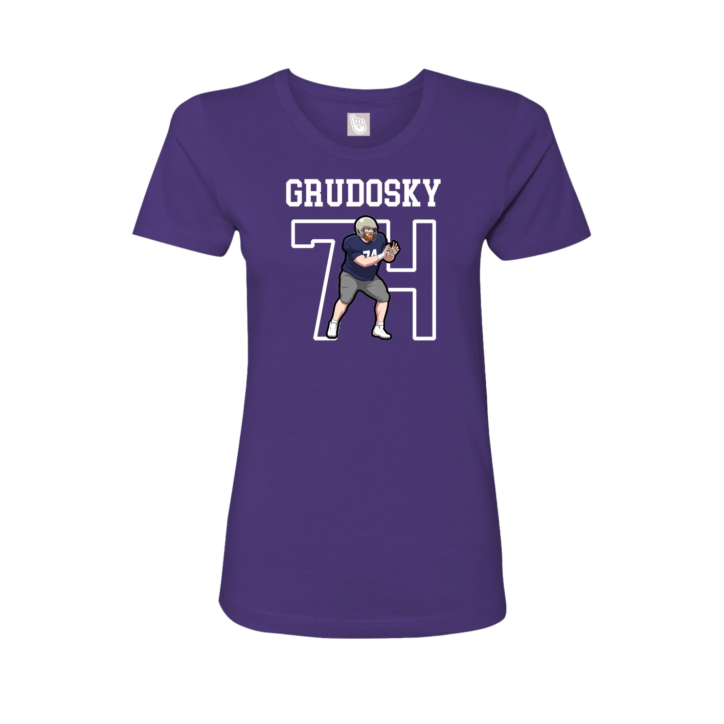 Fitted Women's Tee — Shirsey in Purple