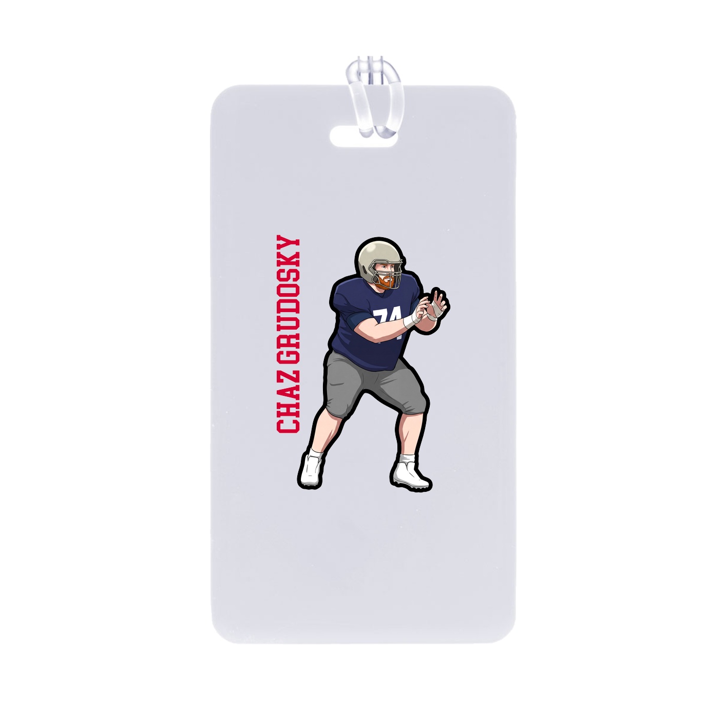 Bag Tag — Name Vertical in Classic