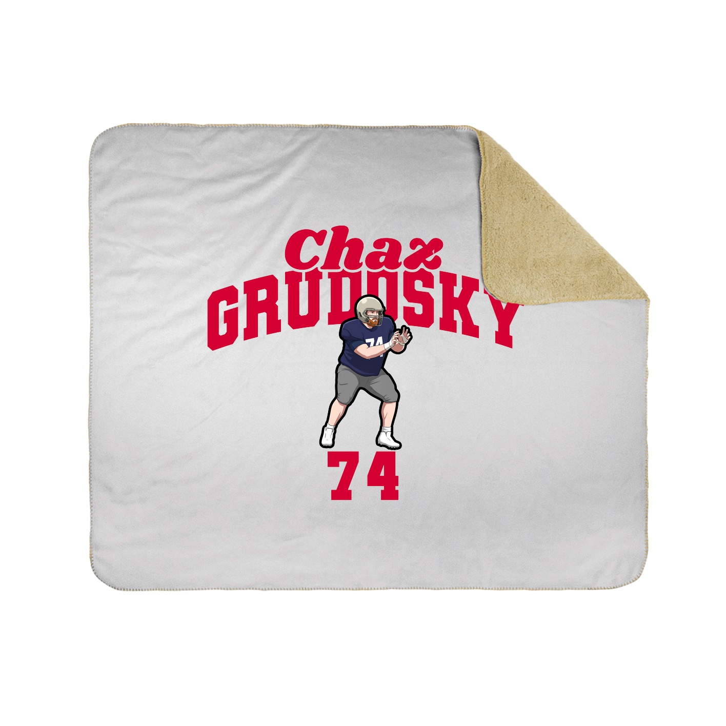 Throw Blanket — Signature Arch in White