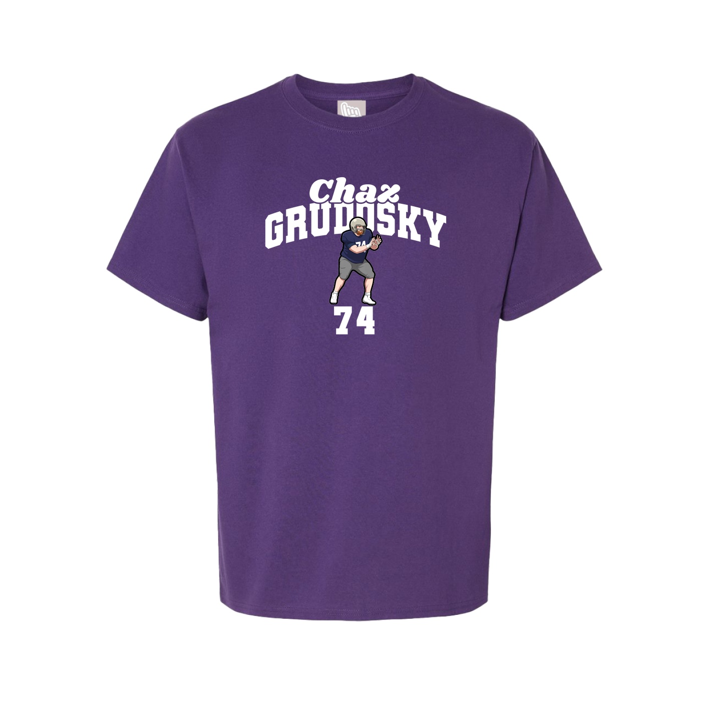 Youth Tee — Signature Arch in Purple