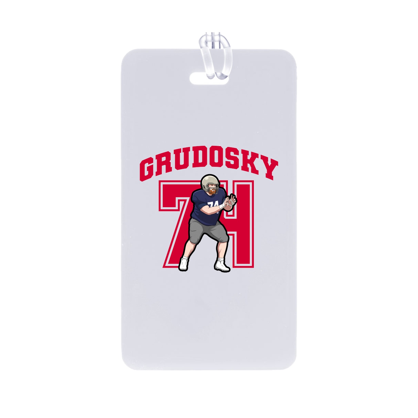 Bag Tag — Number in Classic