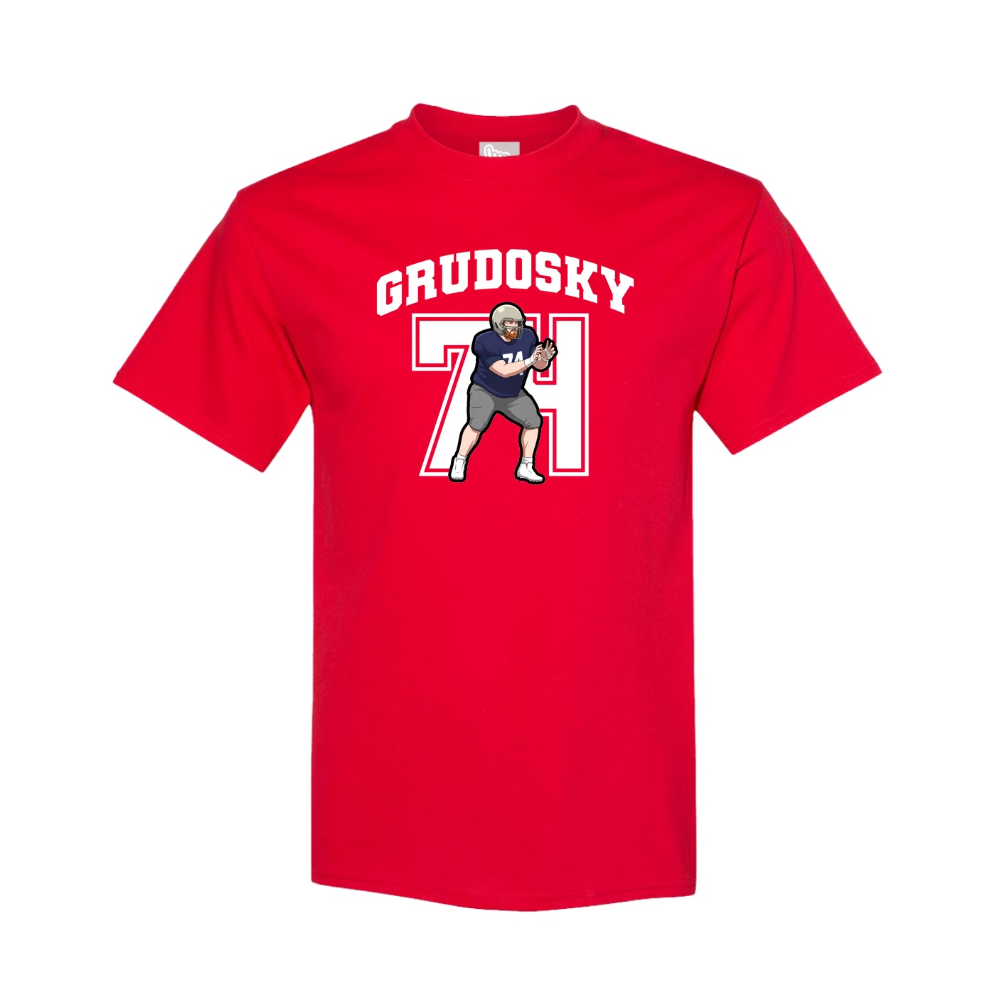 Tee — Number in Red