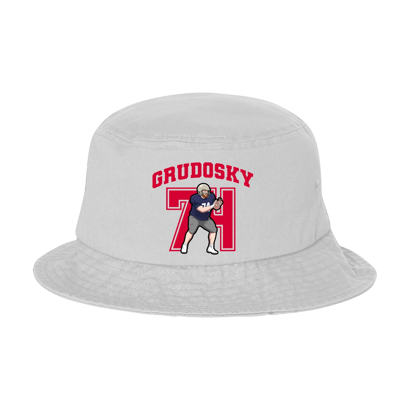 Bucket Cap — Number in White