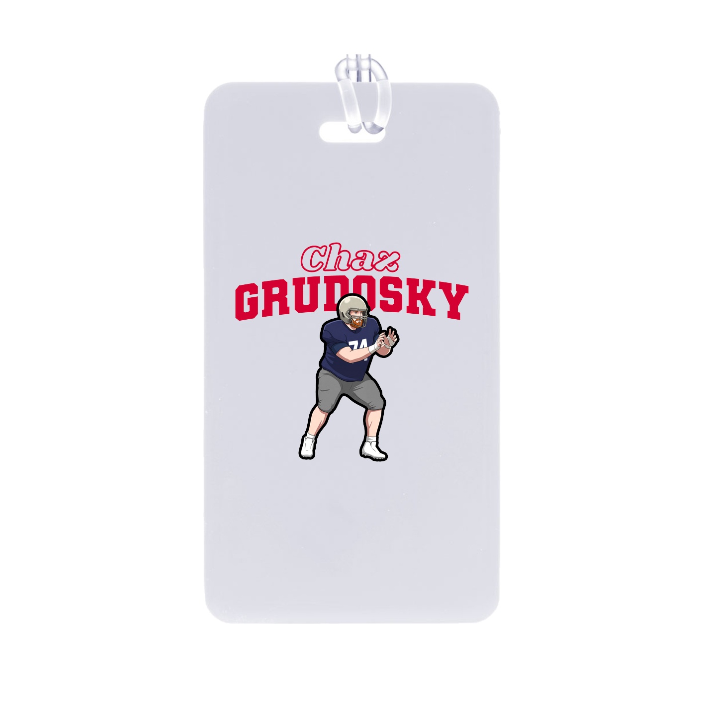 Bag Tag — Name Arch in Classic