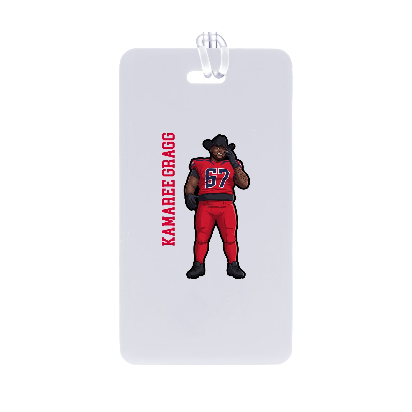 Bag Tag — Name Vertical in Classic