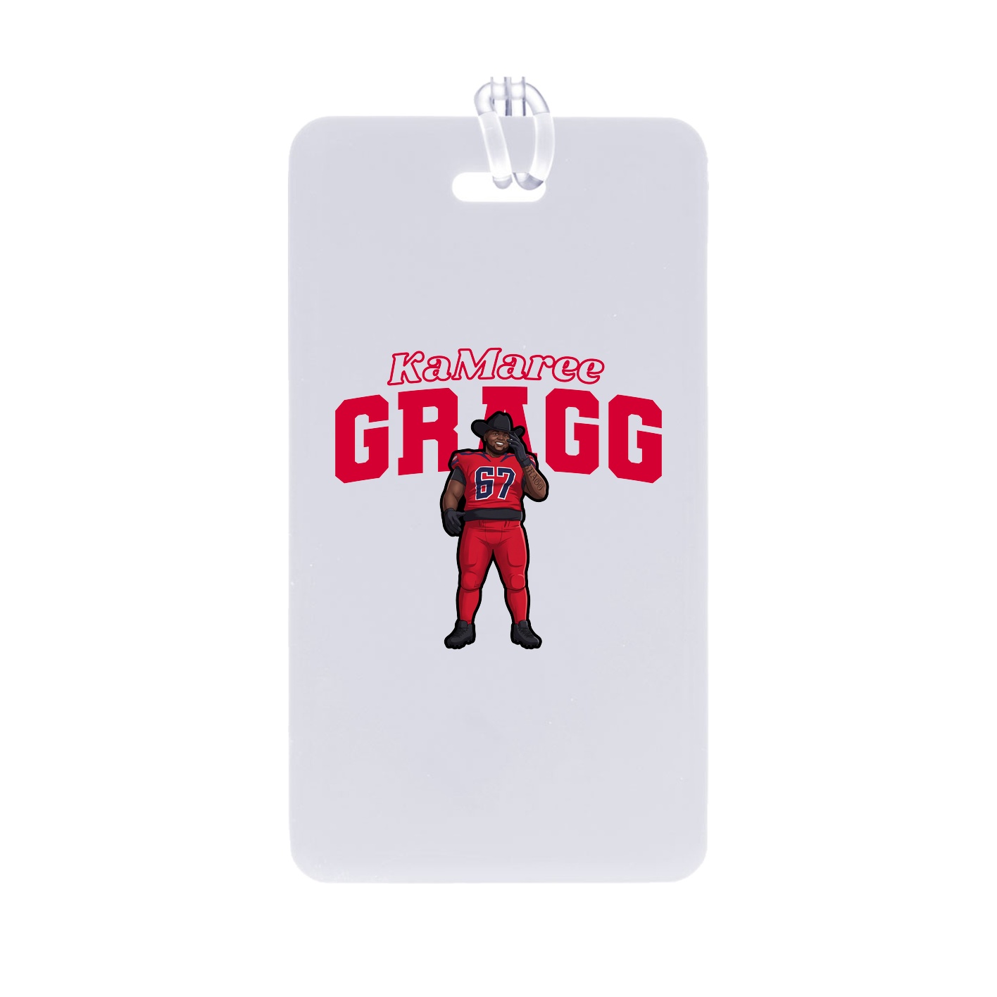 Bag Tag — Name Arch in Classic