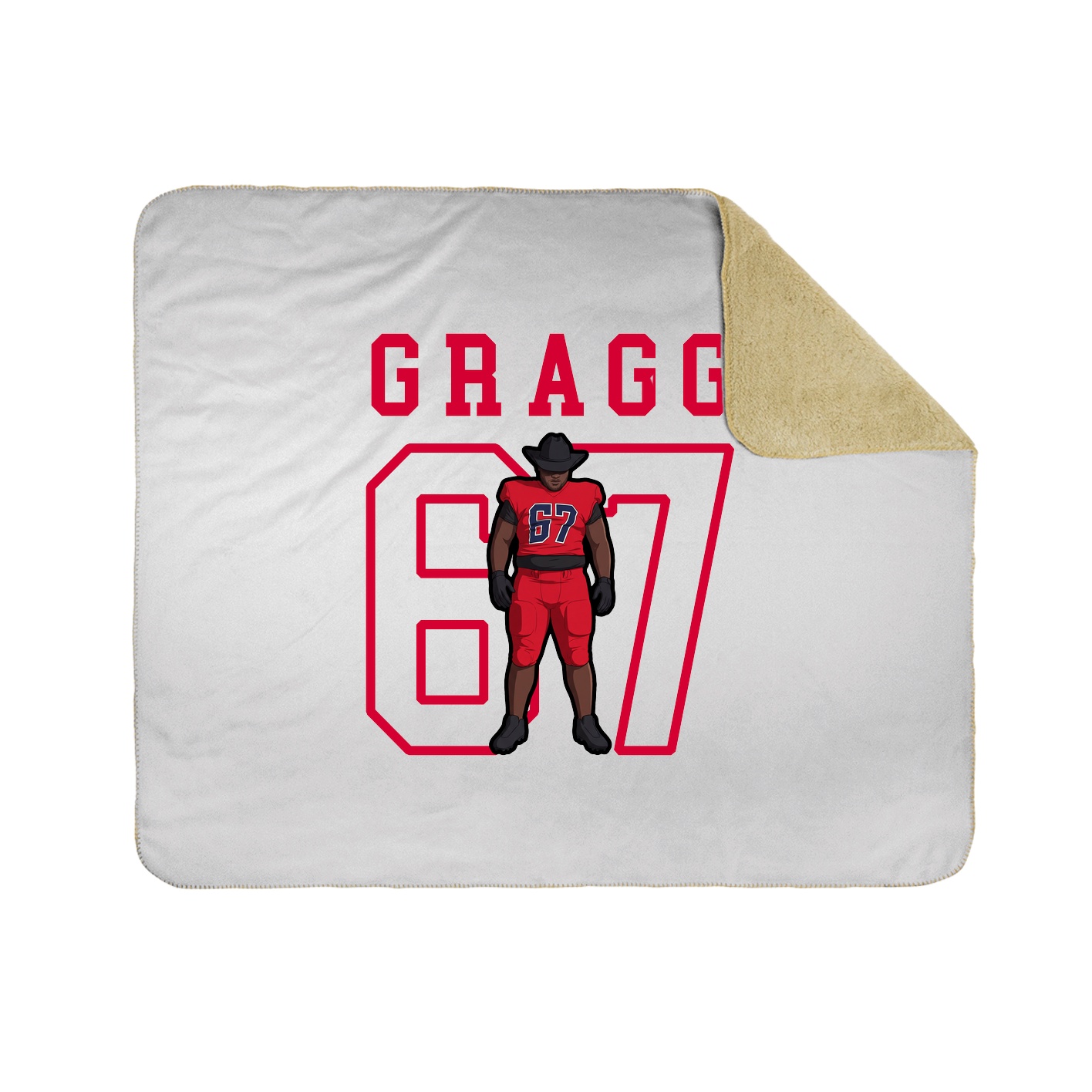Throw Blanket — Shirsey in White
