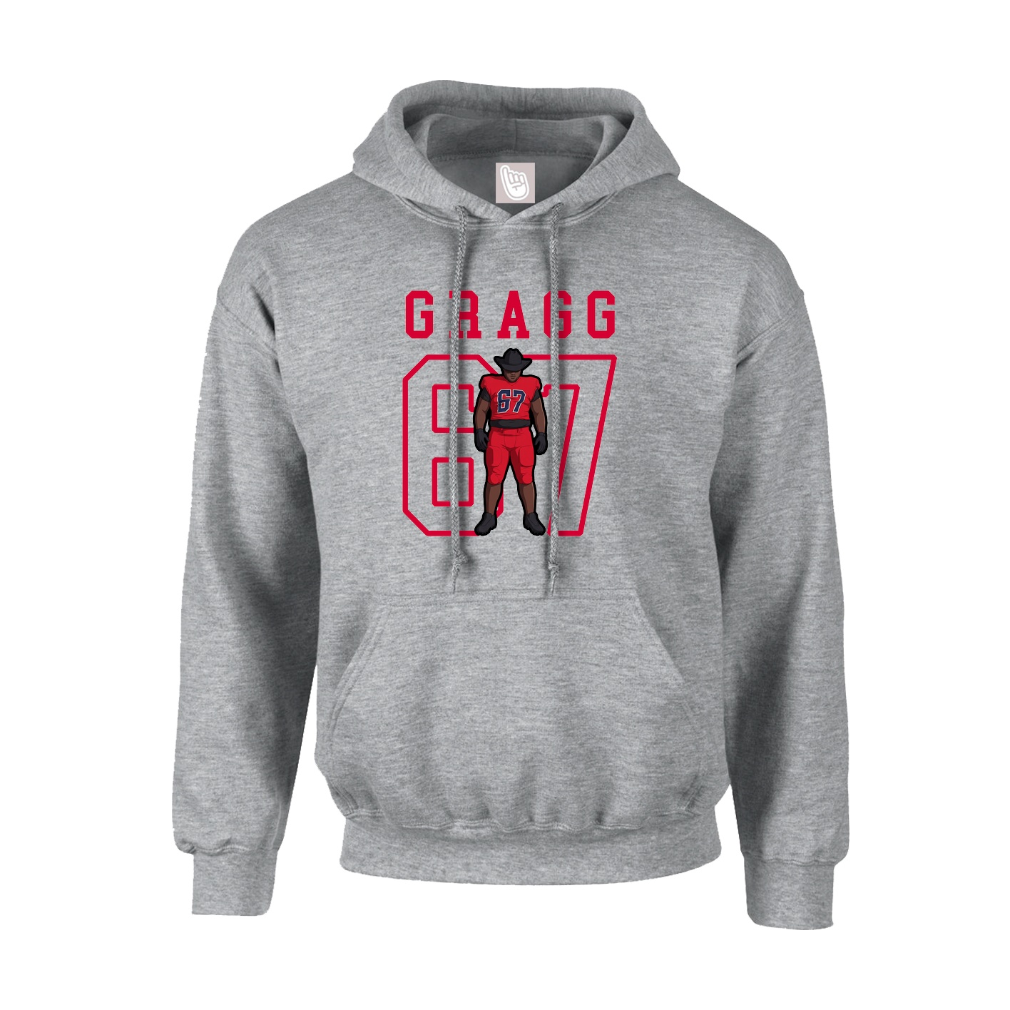Hoodie — Shirsey in Grey