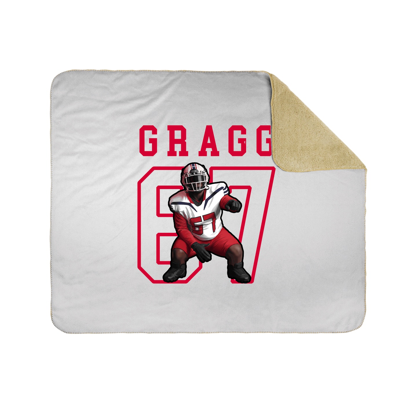 Throw Blanket — Shirsey in White