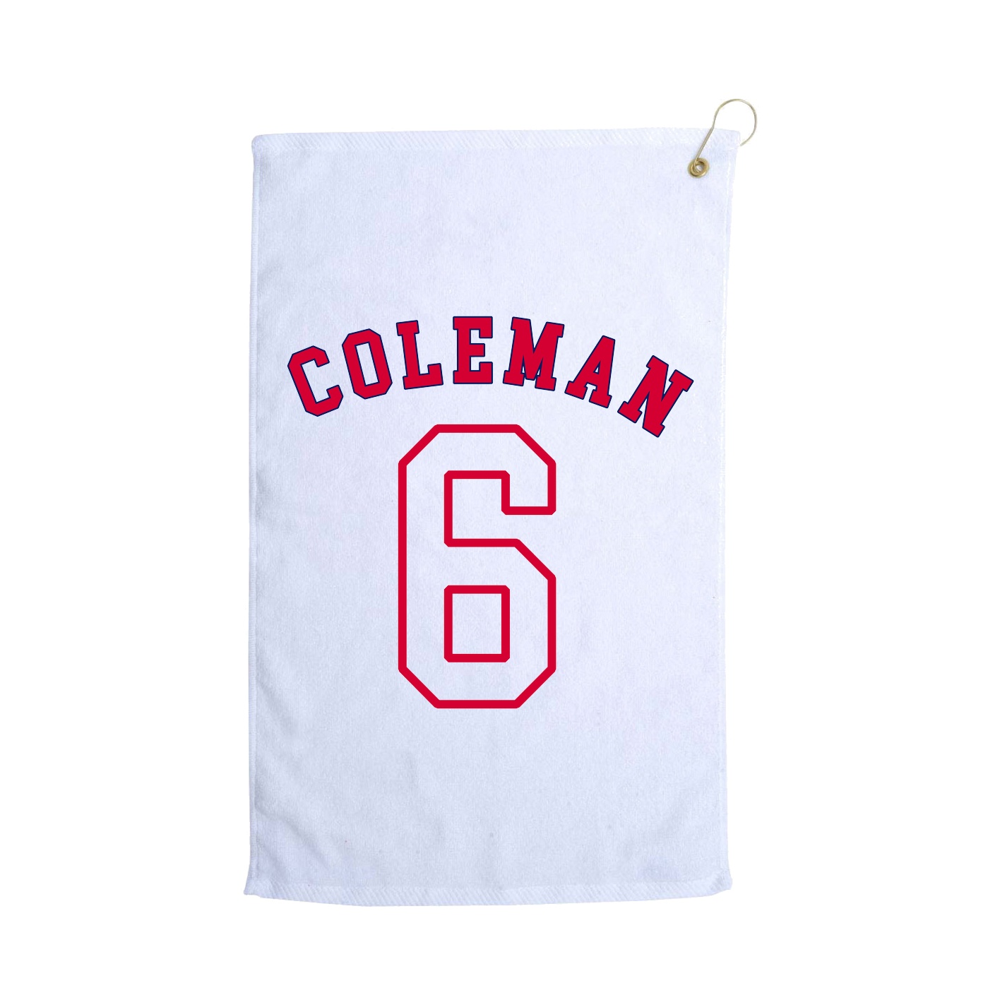 Golf Towel — Shirsey Arch in White