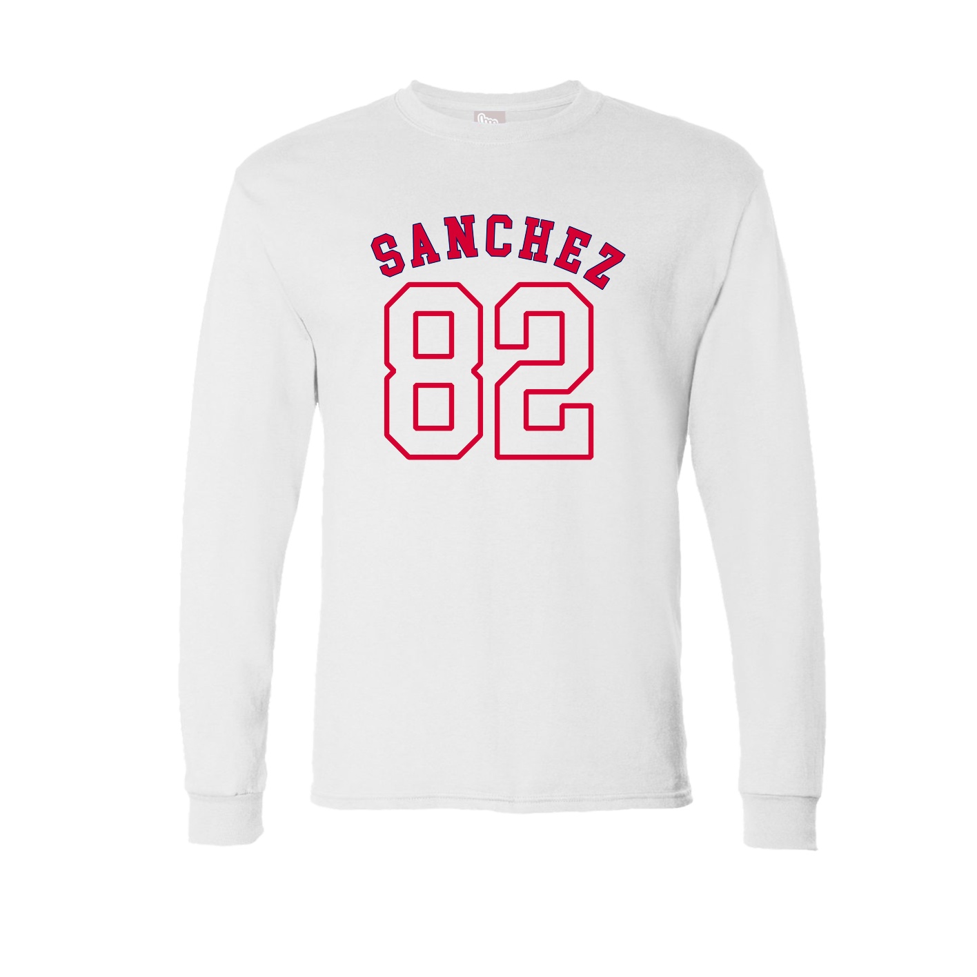 Long Sleeve Tee — Shirsey Arch in White