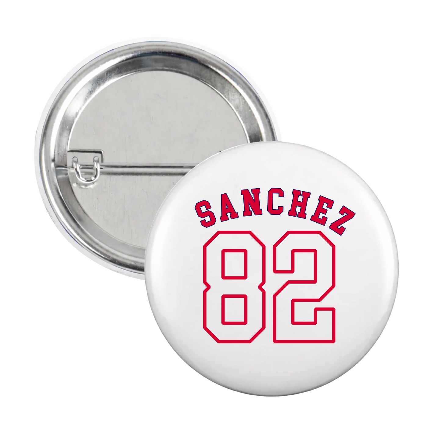 Game Day Button — Shirsey Arch in White