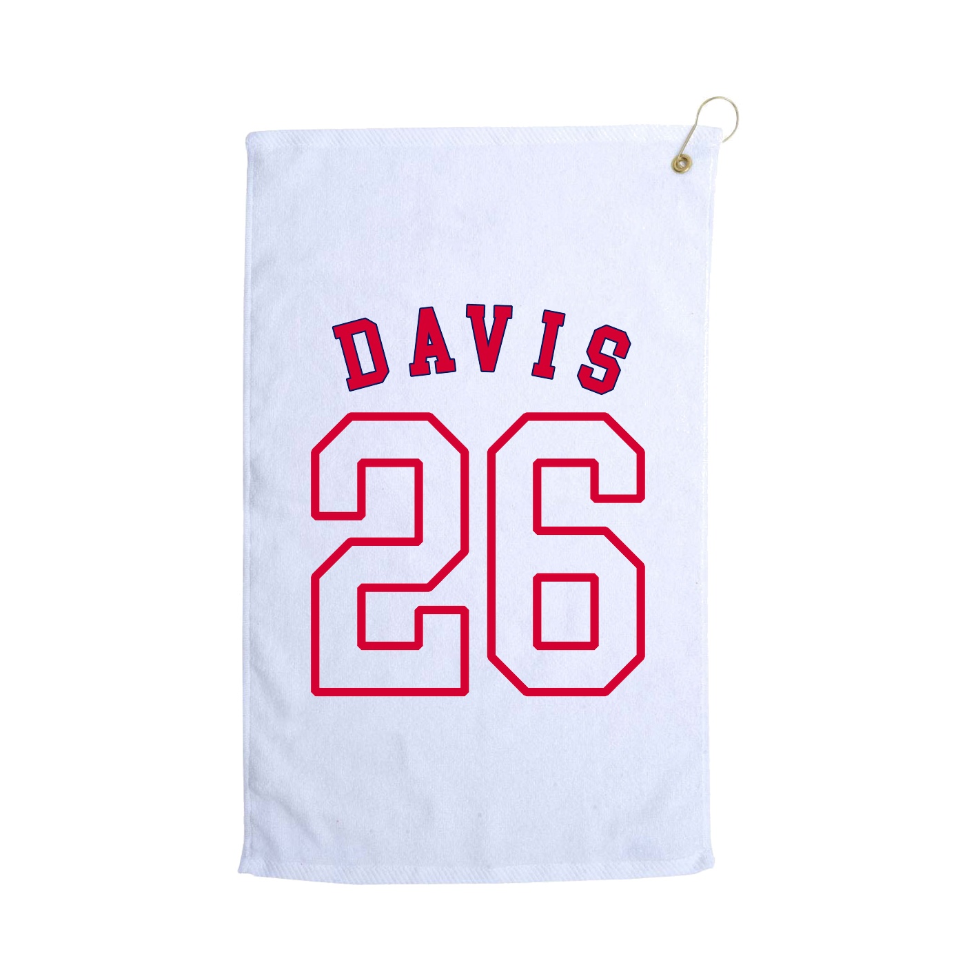 Golf Towel — Shirsey Arch in White