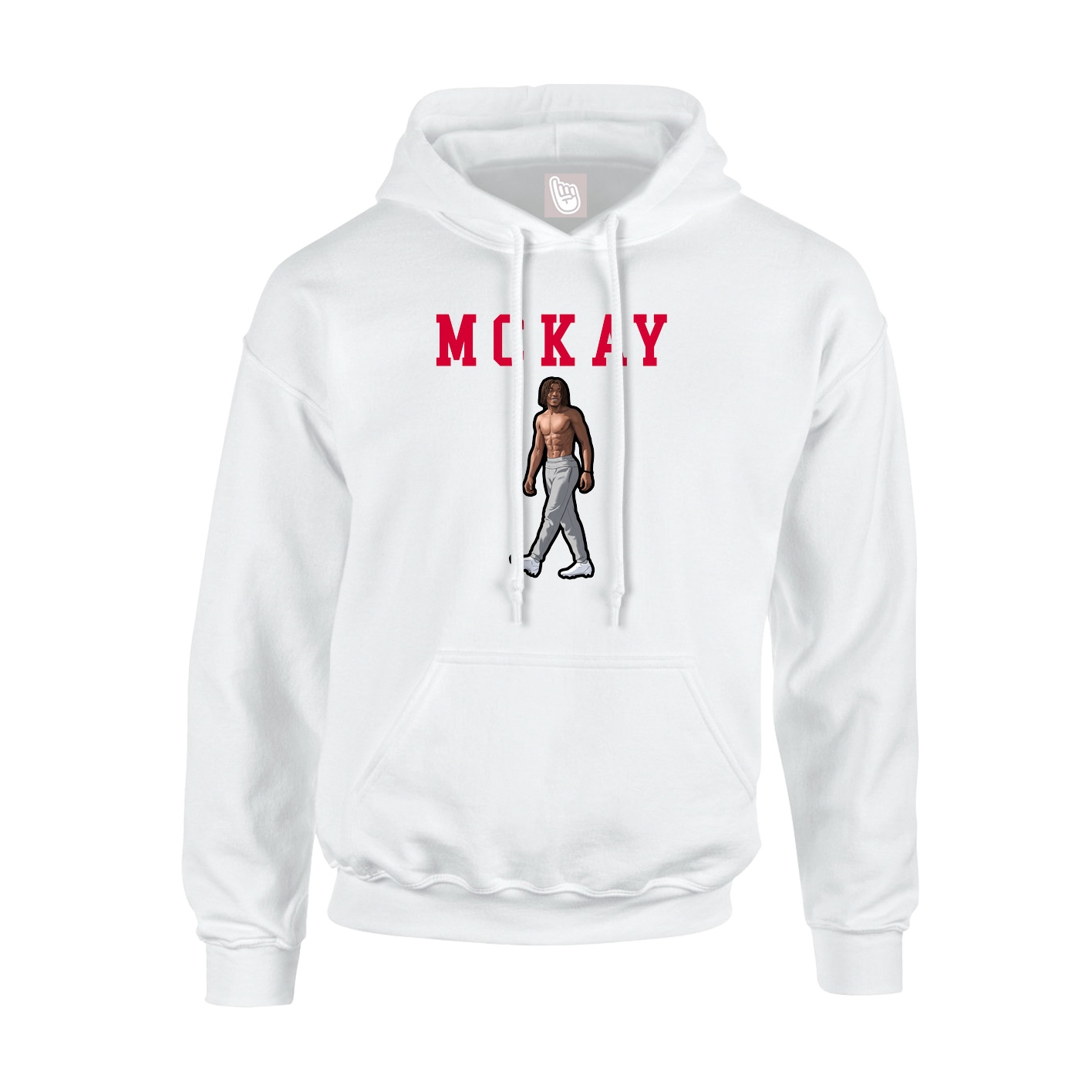 Hoodie — Shirsey in White