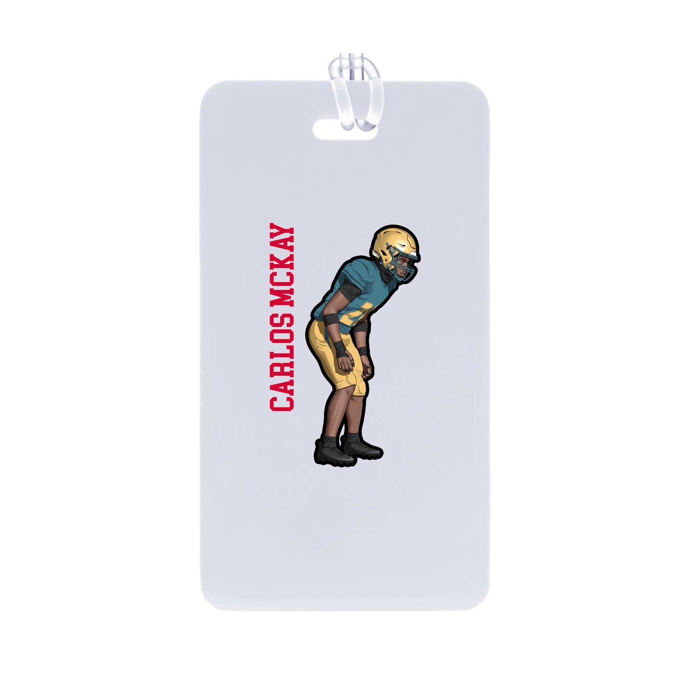Bag Tag — Name Vertical in Classic