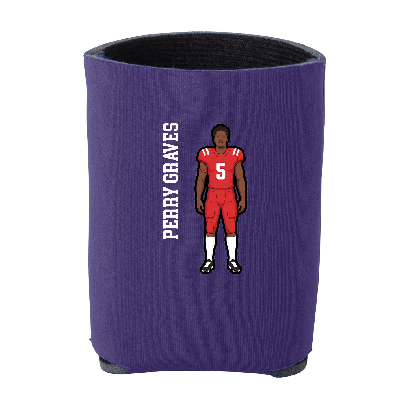 Can Holder — Name Vertical in Purple