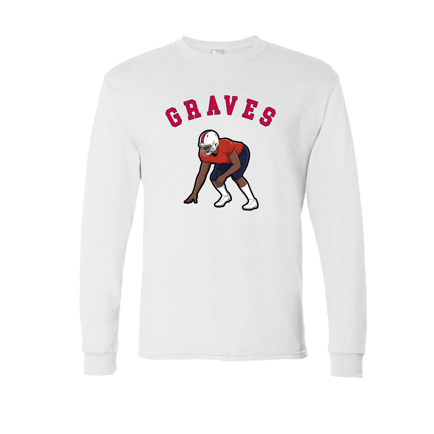 Long Sleeve Tee — Shirsey Arch in White