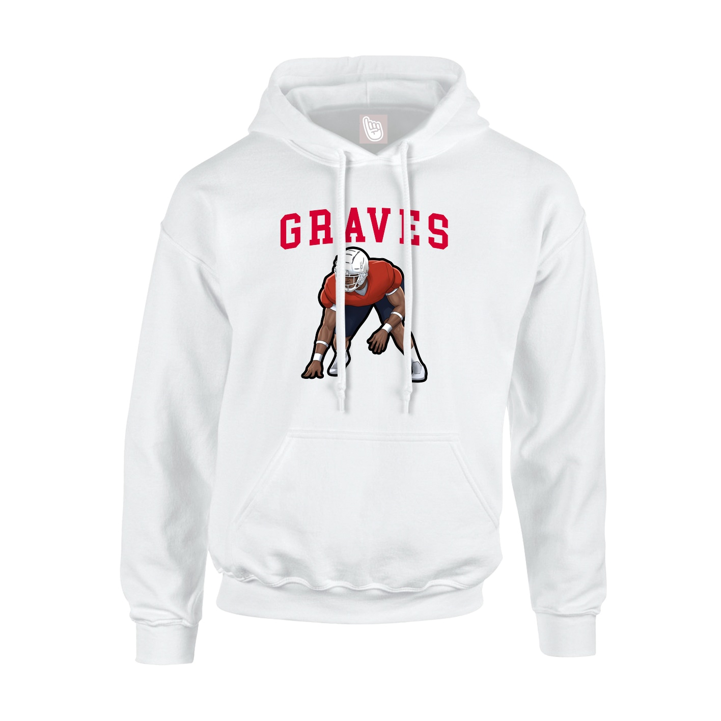 Hoodie — Shirsey in White