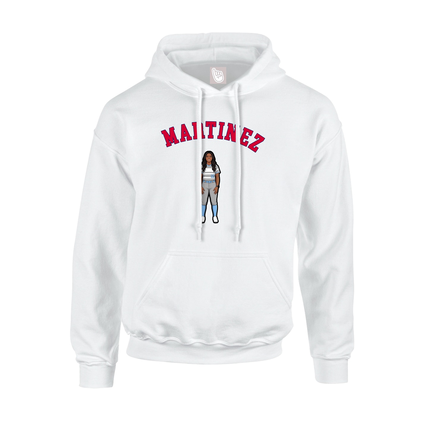 Hoodie — Shirsey Arch in White