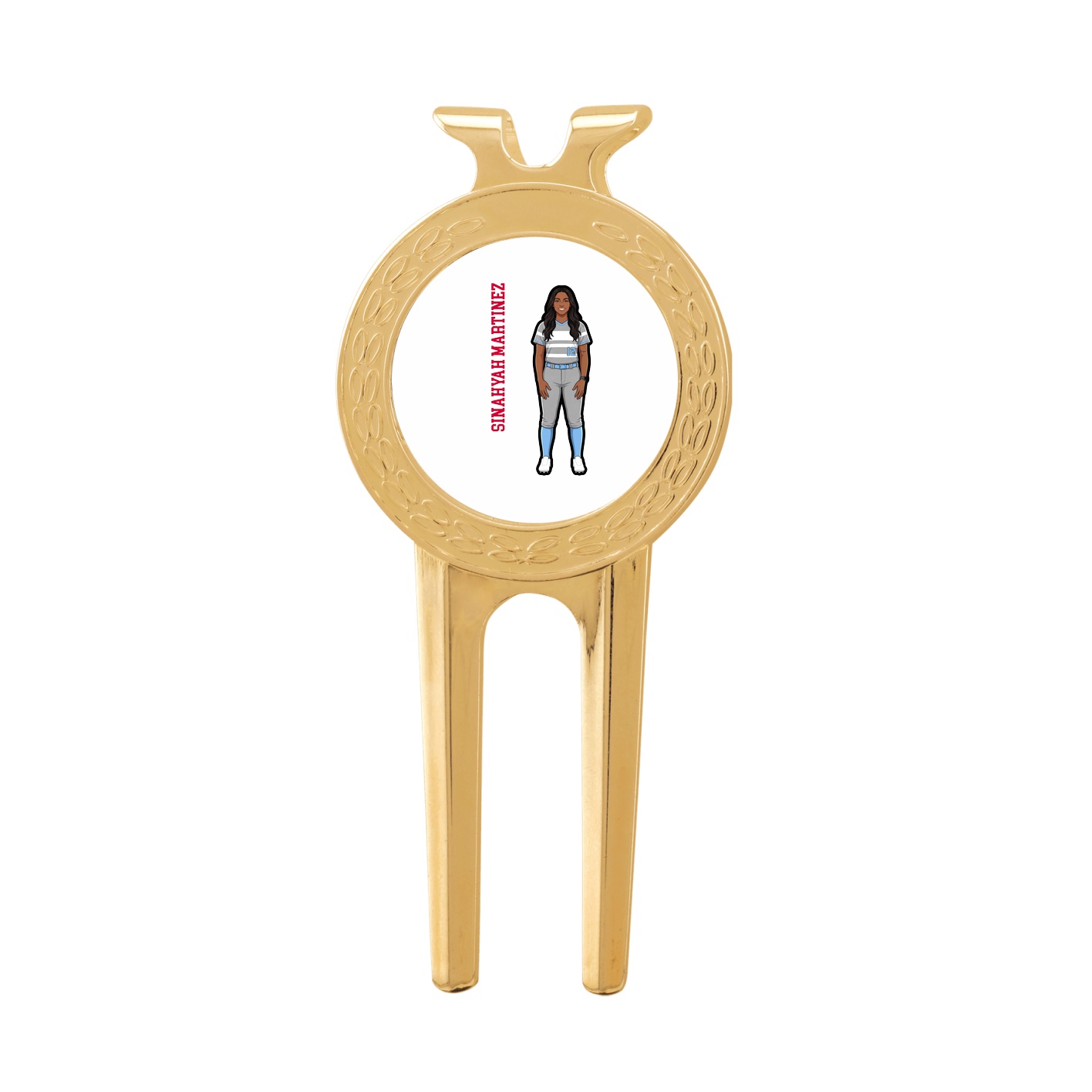 Divot Tool with Ball Marker — Name Vertical in Classic