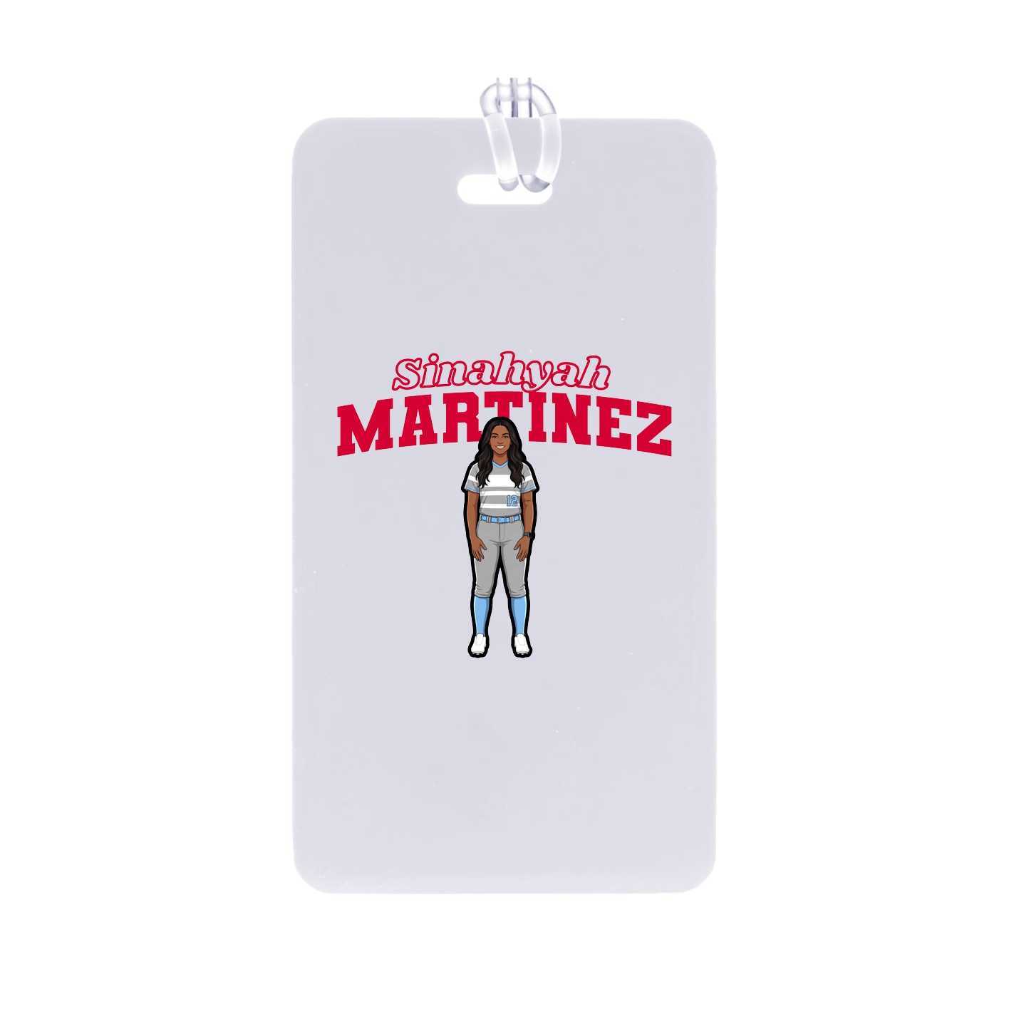 Bag Tag — Name Arch in Classic